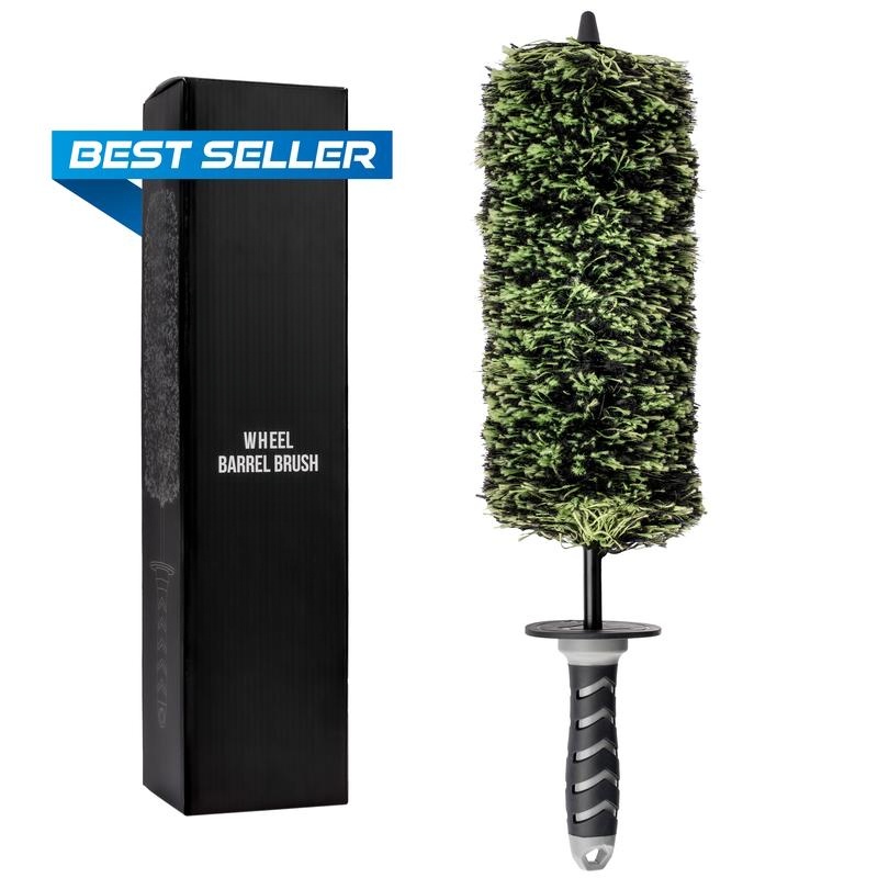 V+ Wheel Barrel Brush, Cleaning Brush for Wheels, 1 Pack
